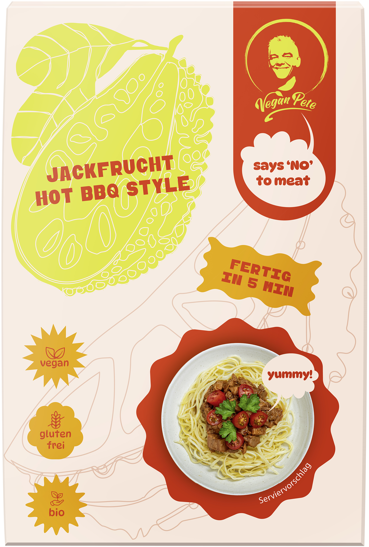 Jackfrucht Hot BBQ Style 250g/A