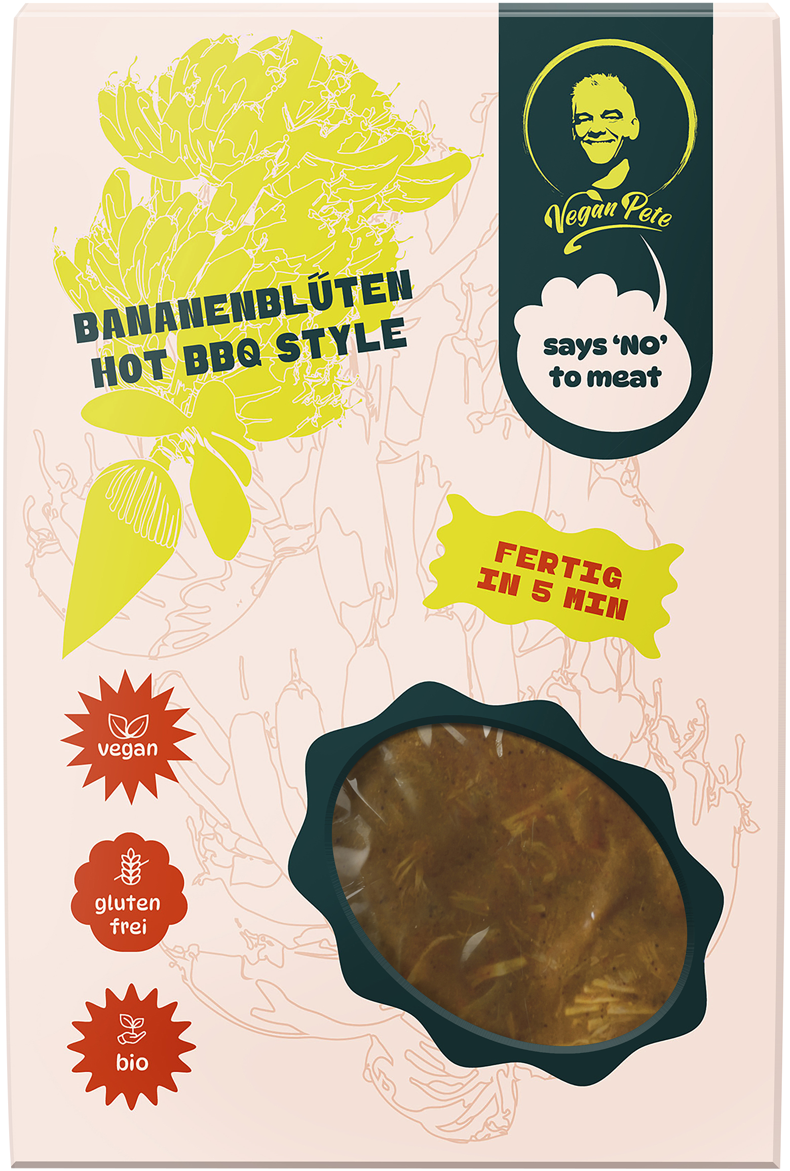 Bananenblüten Hot BBQ Style 250g